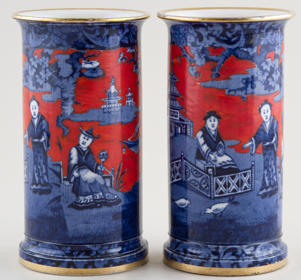 Vases pair of c1920s